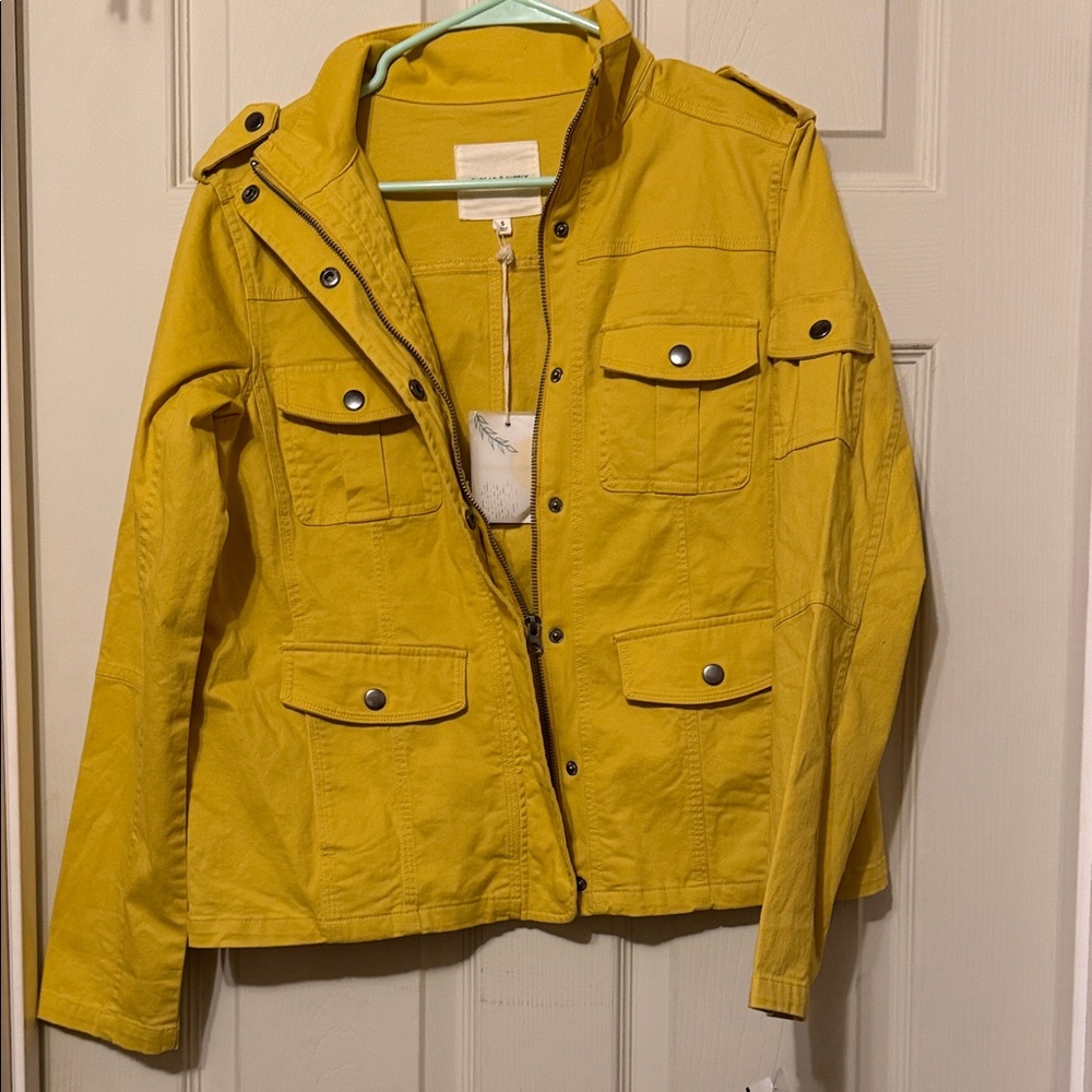 Thread & Supply Mustard Yellow Utility Field Jacket
